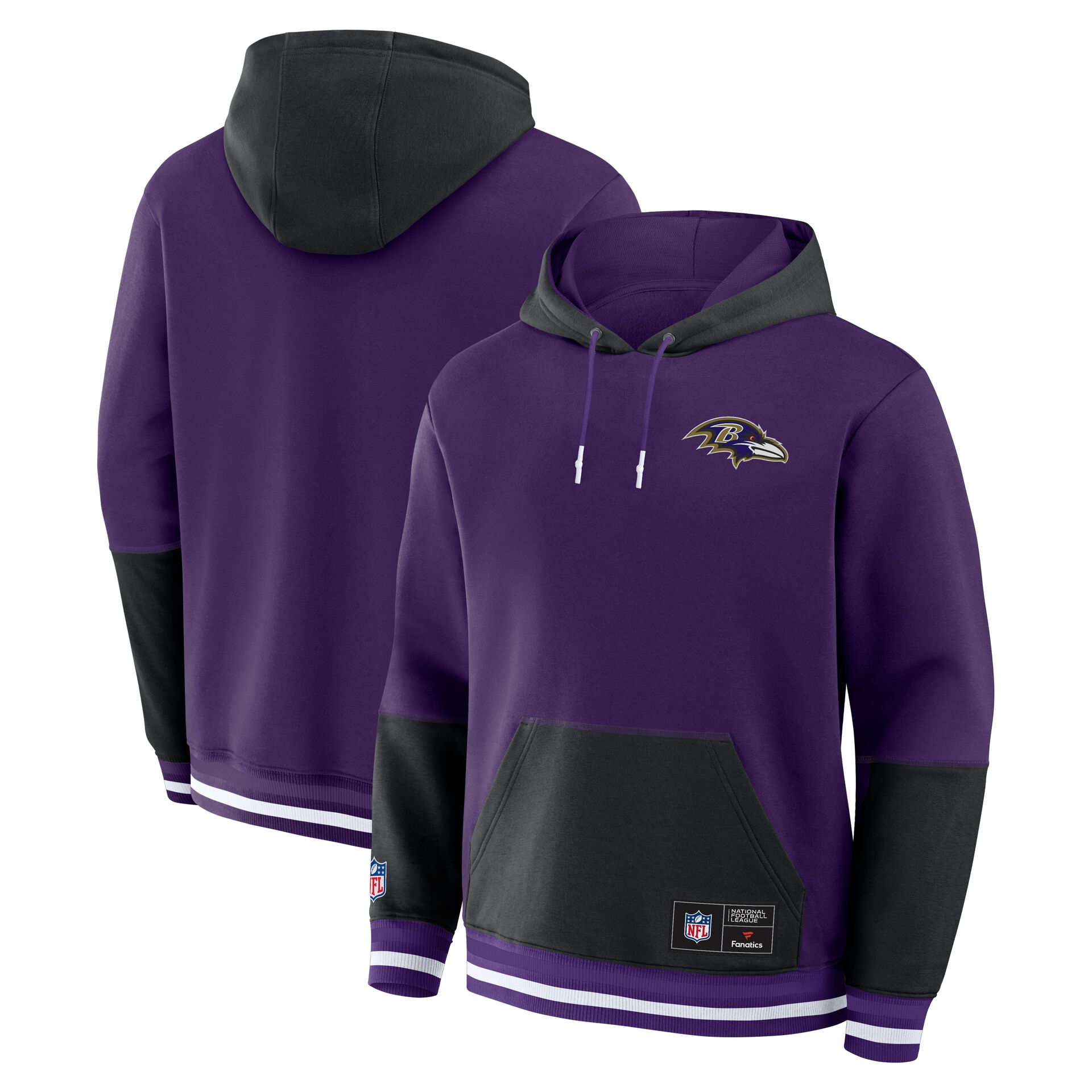 Baltimore Ravens Foundation NFL Hoodie Purple