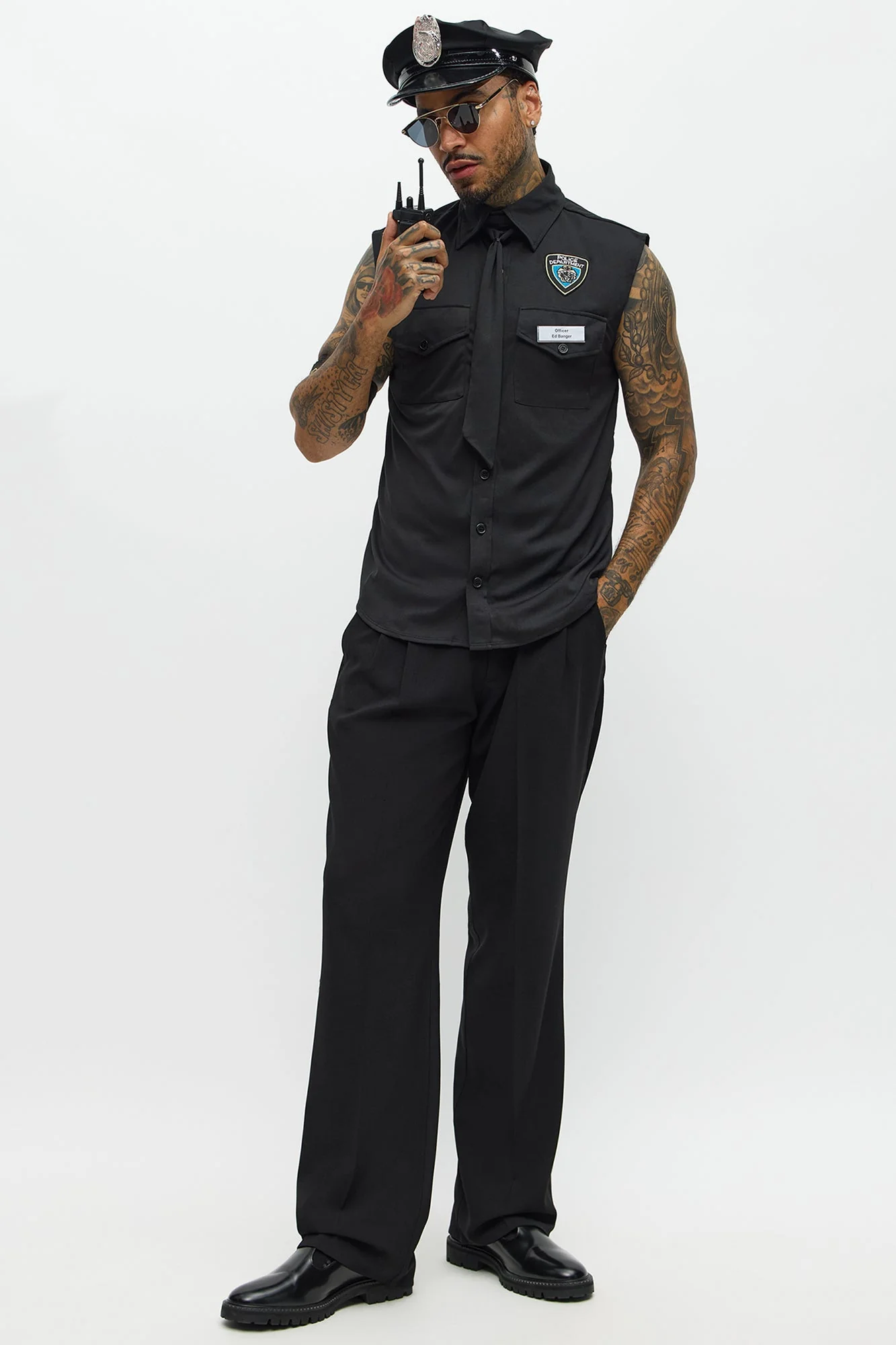Dirty Cop Costume Set - Black