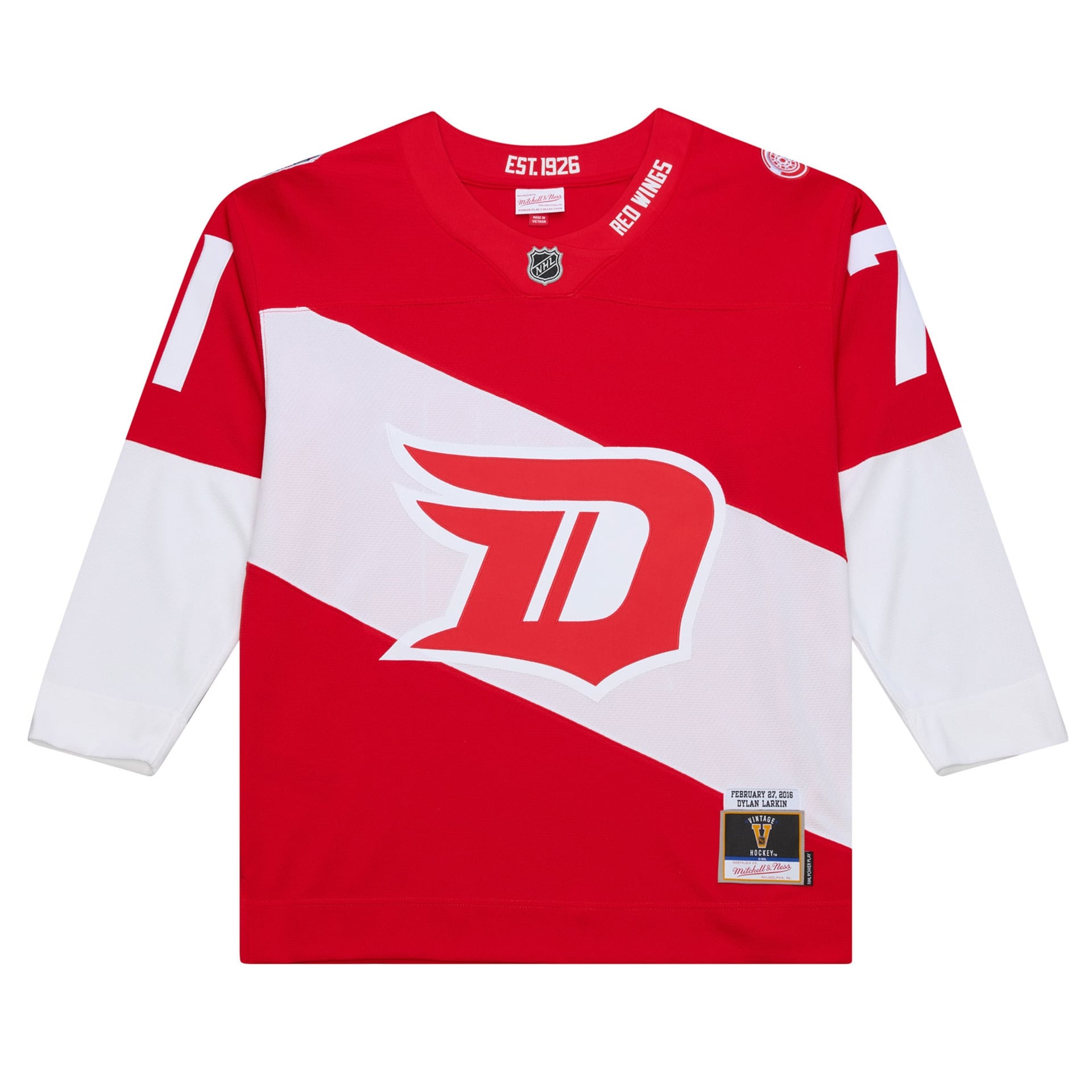 Dylan Larkin #71 Detroit Red Wings 2016 Stadium Series Premium Power Play NHL Jersey Red