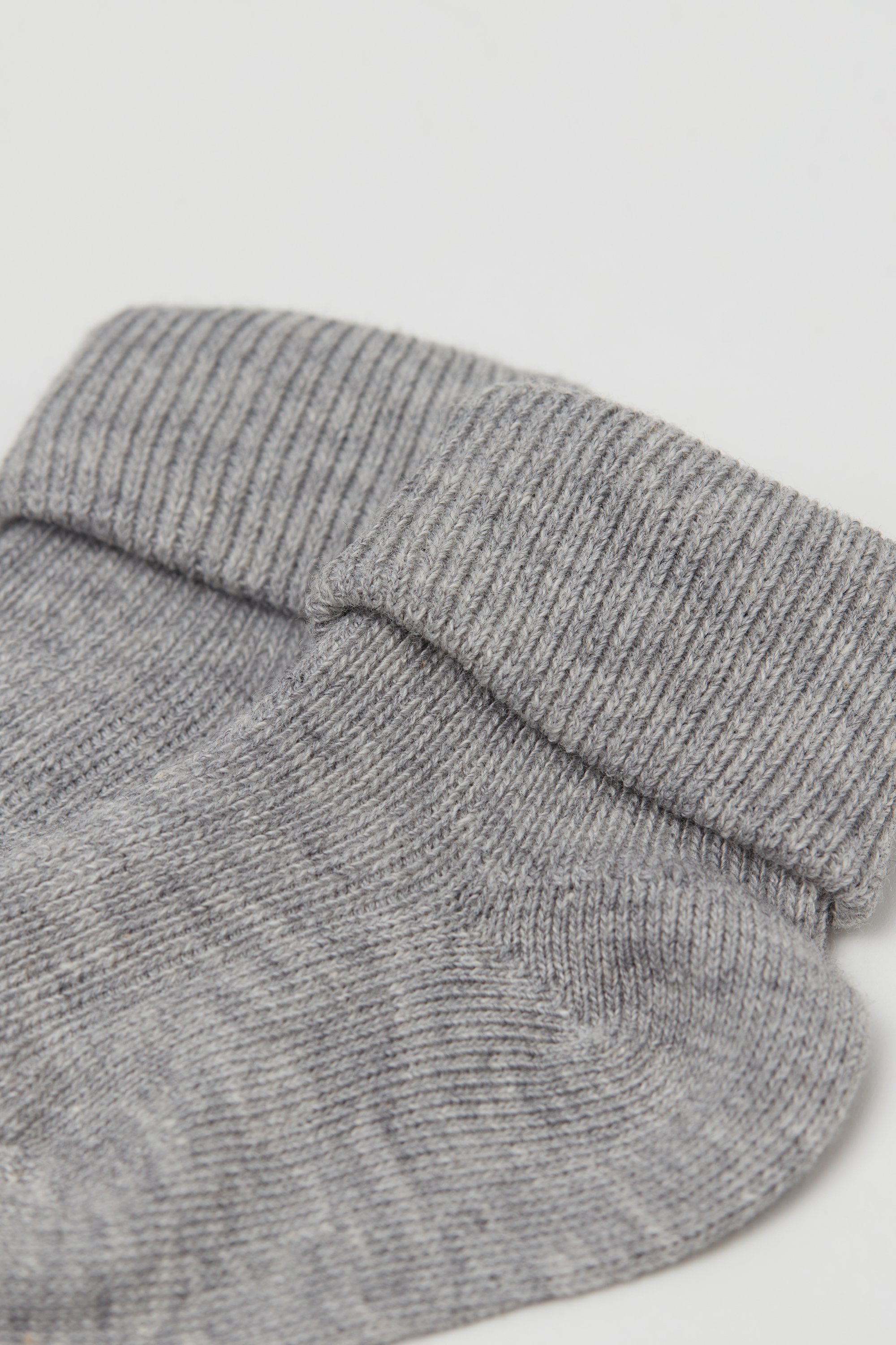 Baby Short Ribbed Turn-Down Socks