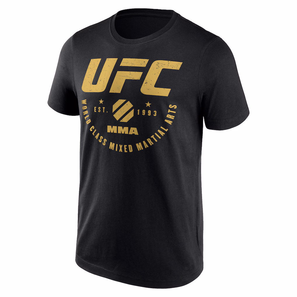 UFC World Class MMA T-Shirt - Black - Mens