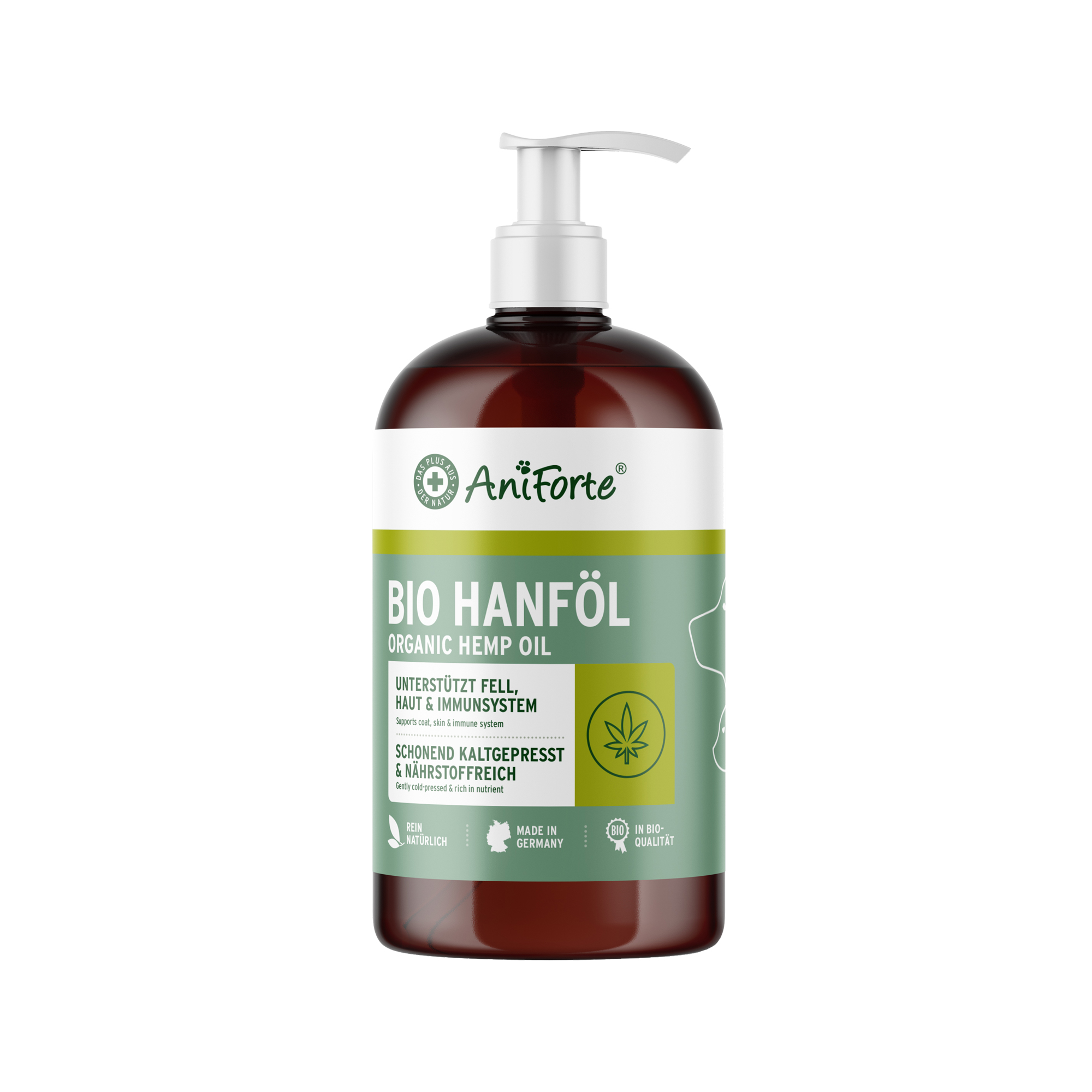AniForte Organic Hemp Oil - 1 litre