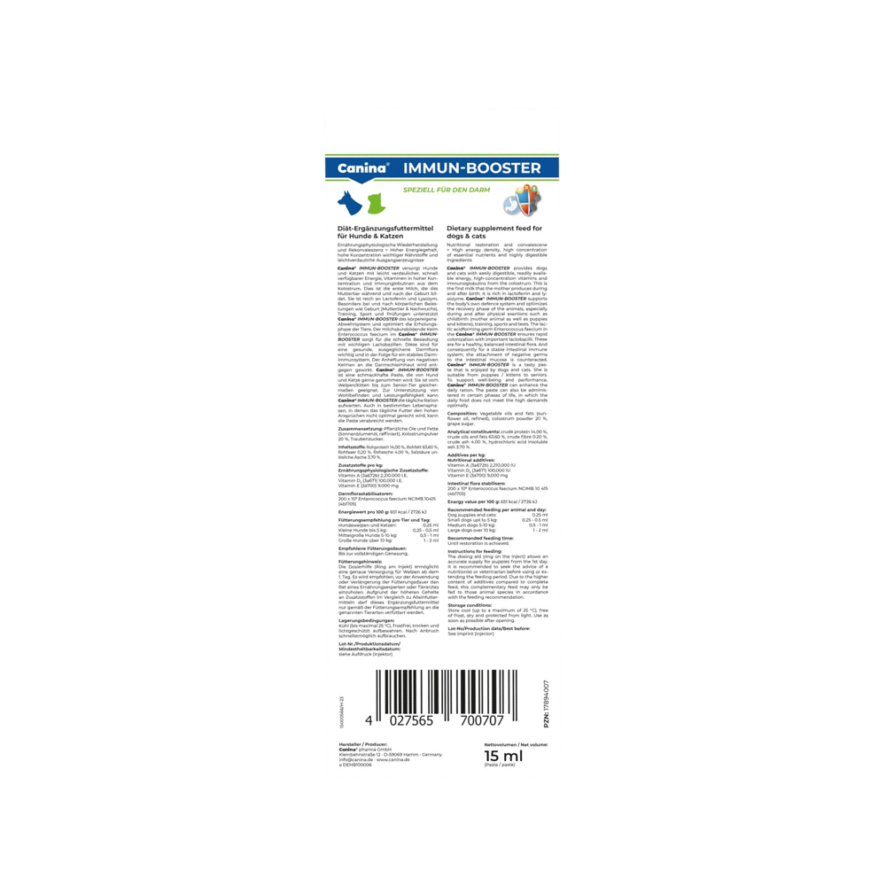 Canina - Immune Booster - Paste - 15 ml