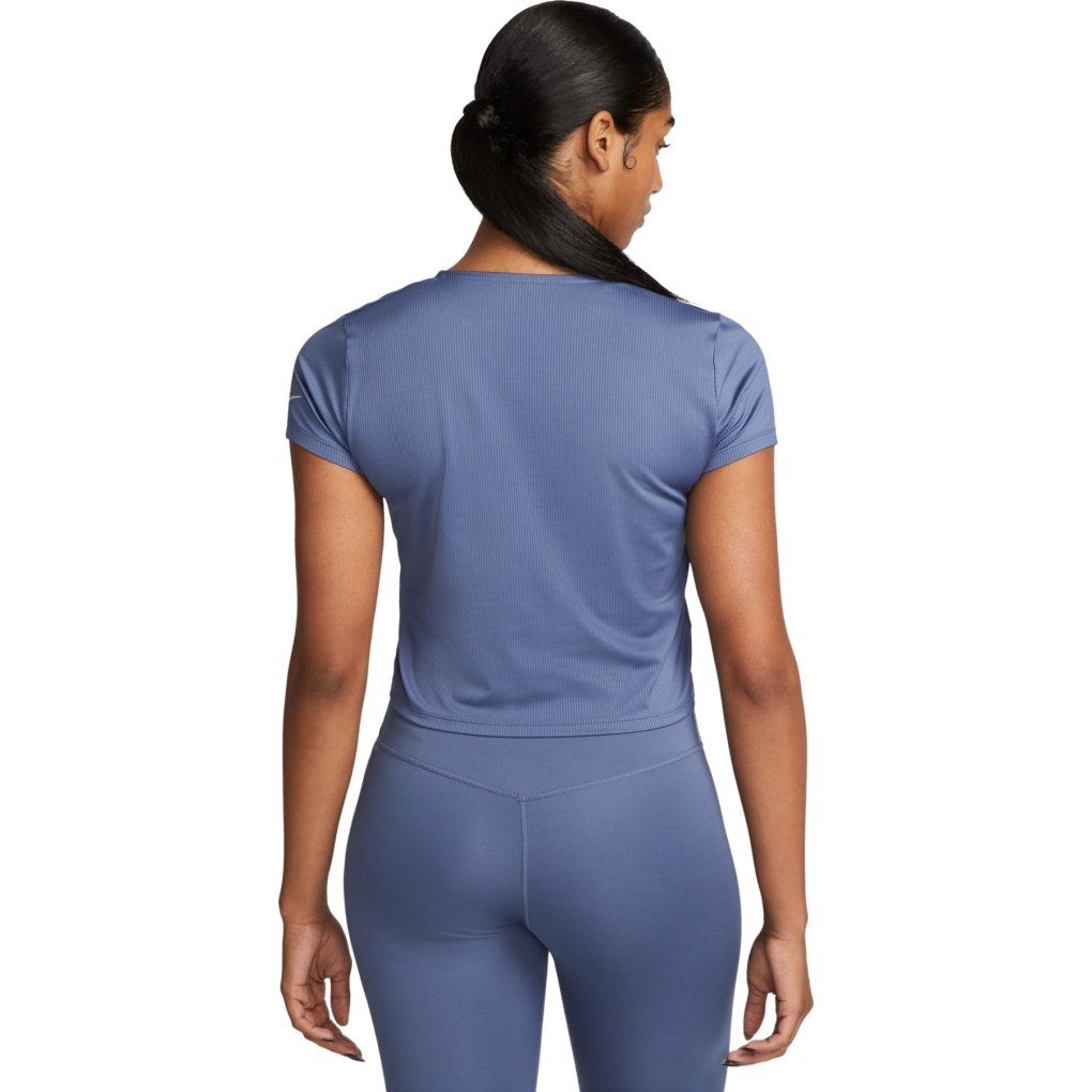 Nike Dri-FIT Short Sleeve Top Women - diffused blue/reflective silver DX0314-491