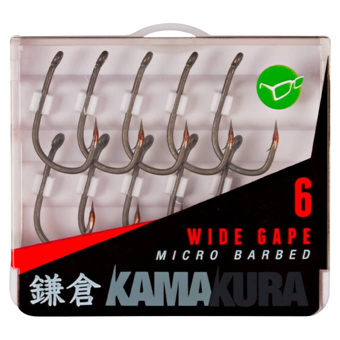Korda Fishing hook Kamakura (Wide Gape)