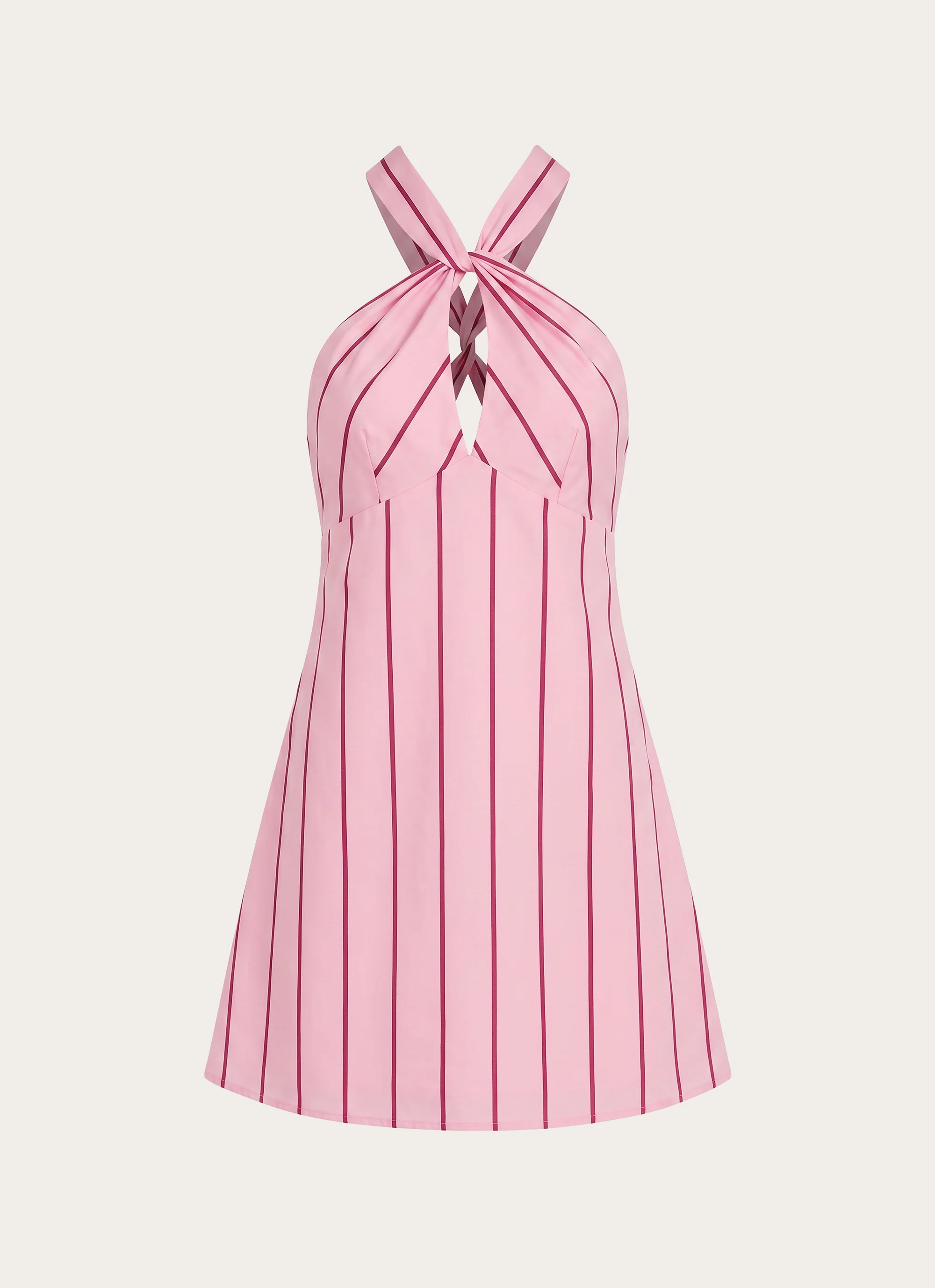 Malric Mini Dress - Strawberry Stripe