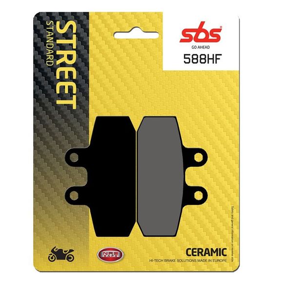 SBS 588HF Organic Front/Rear Brake Pads (Depending on Model)Ref: 588HF / 588000