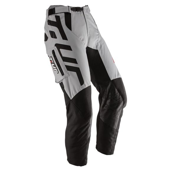 Pantalon enduro T.UR P–THREE 2023 - Gris / RougeRef : TUR0021