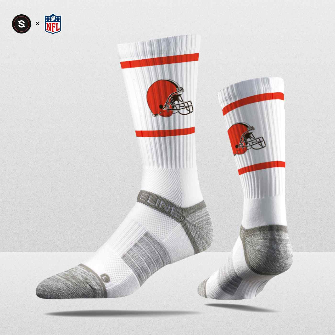 Cleveland Browns Strideline Premium NFL Crew Socks
