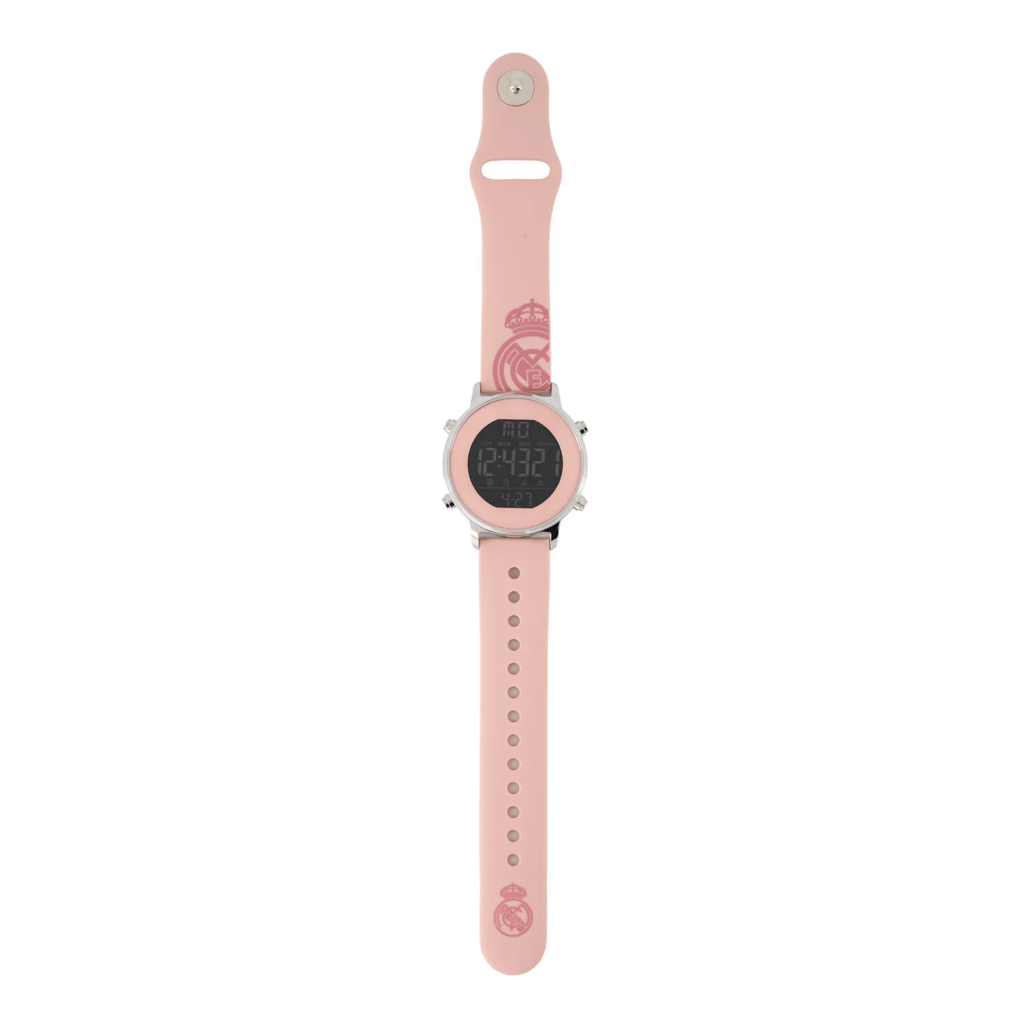 Digital Watch Silicone Strap Pink