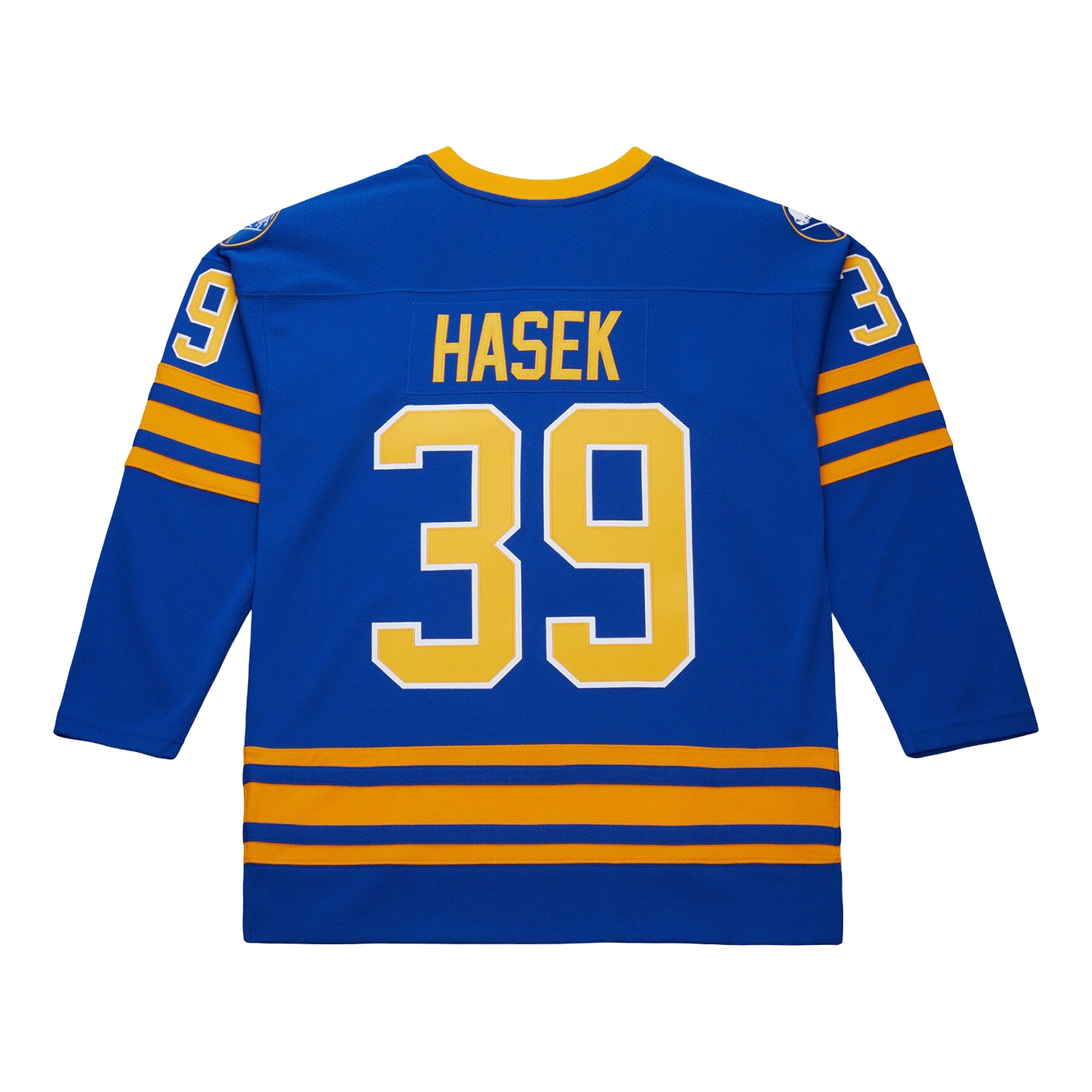Dominik Hašek #39 Buffalo Sabres 1995-96 Premium Power Play NHL Jersey Blue
