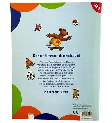Stickerspaß mit dem Bücherbär - Erste Rechenspiele