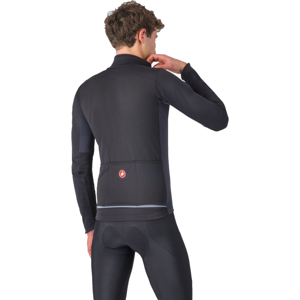 Castelli Entrata 2 Jacket Men - light black/dark grey 085