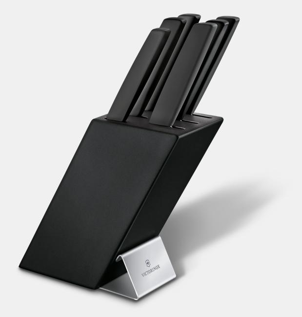 Modern Knife Block, 6 Pieces, 22 cm