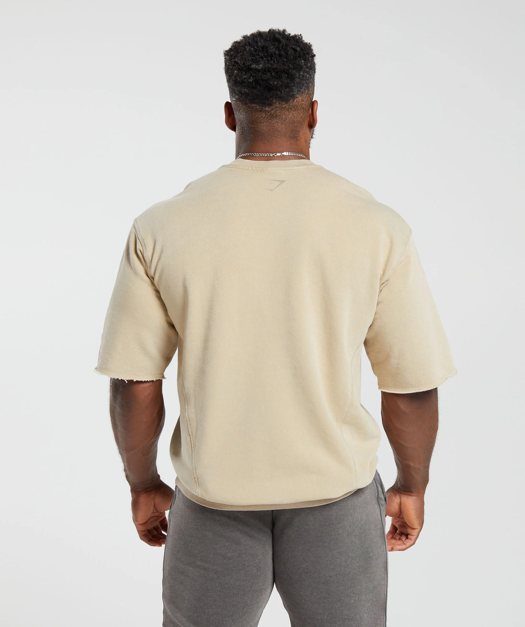 Heritage Washed Short Sleeve Crew Desert Beige
