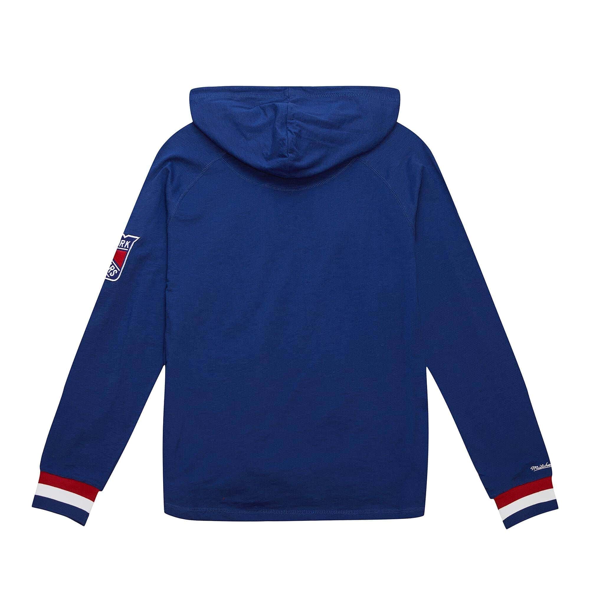 New York Rangers Legendary Slub Mitchell & Ness NHL Long Sleeve Hoodie