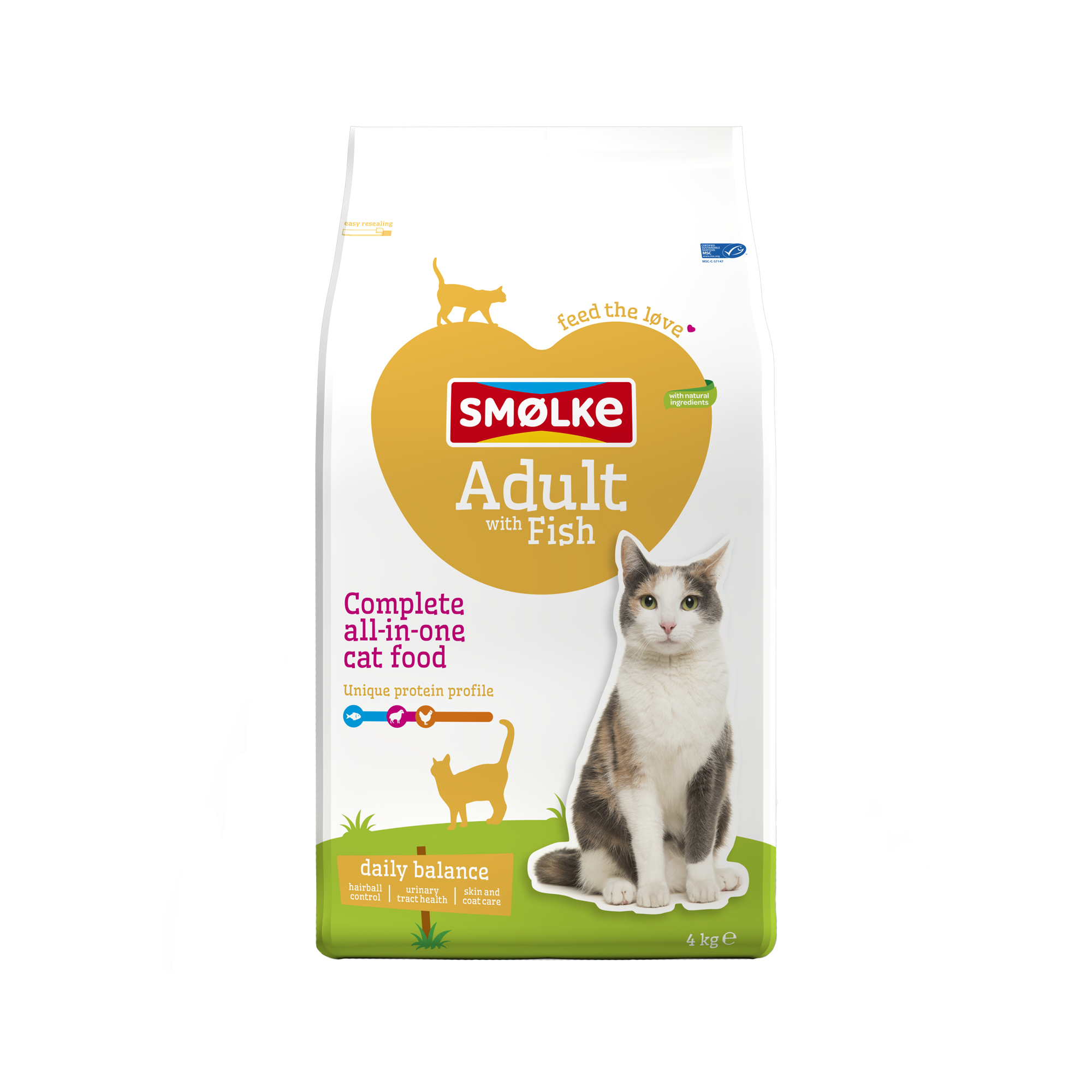 Smølke Cat Adult Fish & Rice - 2kg