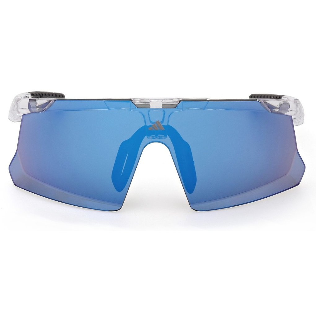 adidas Dunamis EVO-S SP0107 Glasses - Crystal / Contrast Mirror Blue