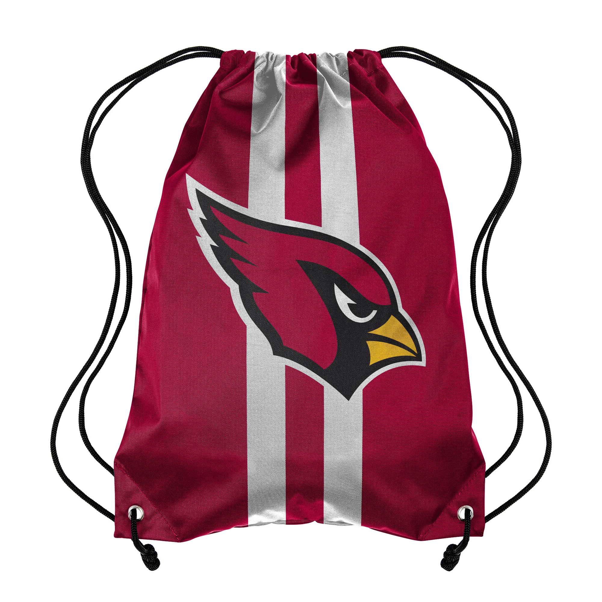 Arizona Cardinals Team Stripe NFL Drawstring Backpack