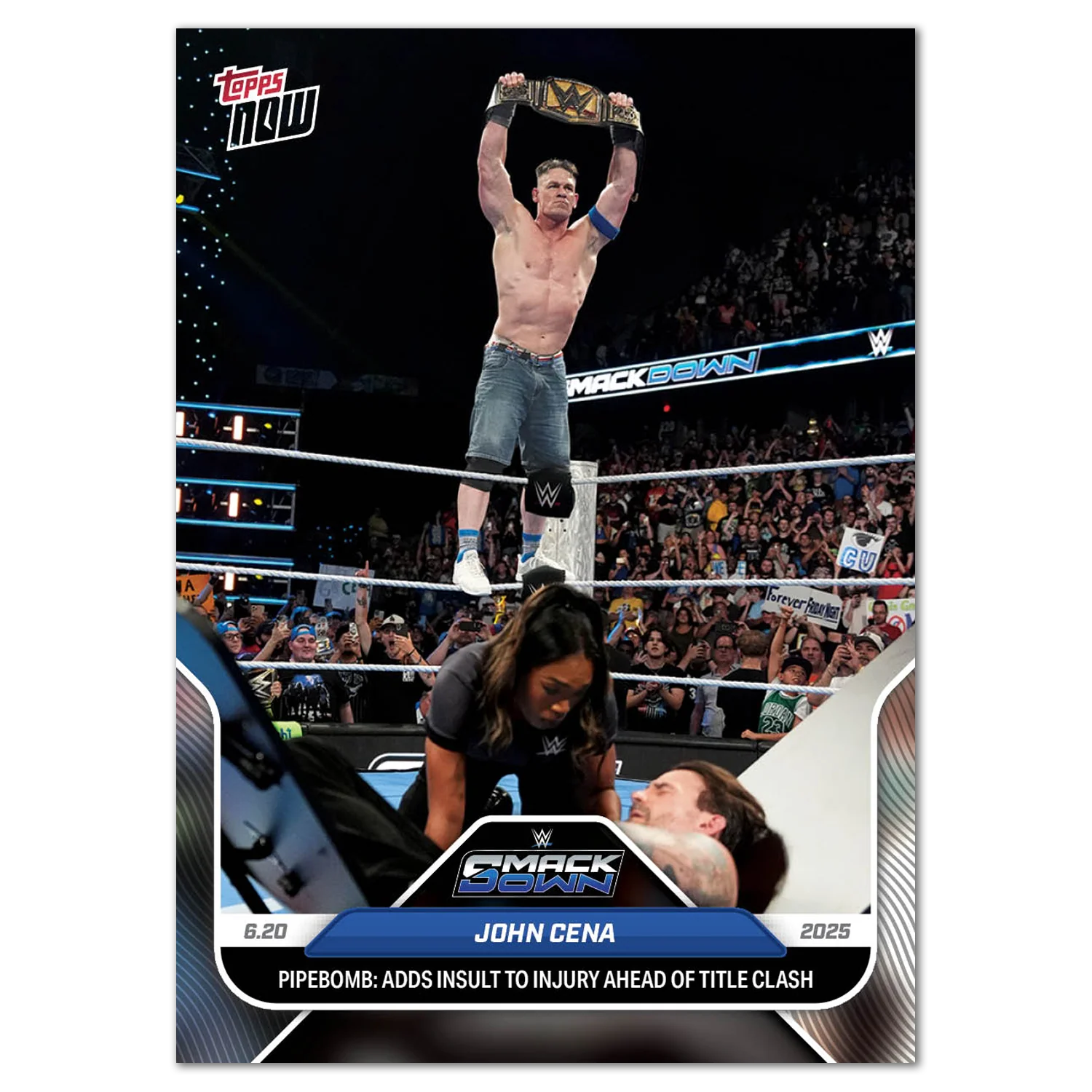 John Cena - 2025 WWE Topps NOW® - Card 70