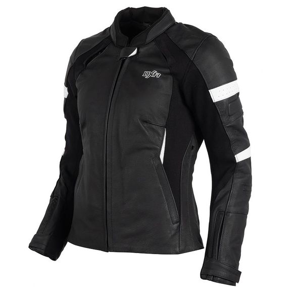 Dxr Gina Motorcycle Jacket - Black / WhiteRef: DXR0667