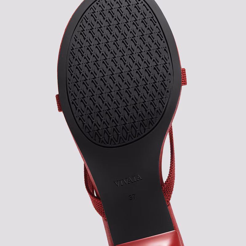Round-Toe Kitten-Heel Sandals (Emeline)