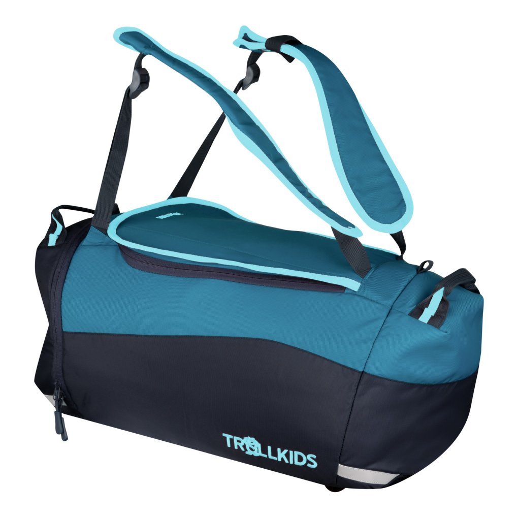 Trollkids Duffle Bag 35L Kids - Dark Marine/Black/Arctic Blue