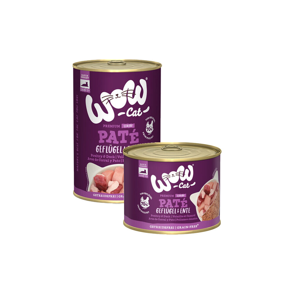 WOW Cat Wet Senior - Poultry & Duck - 400 g