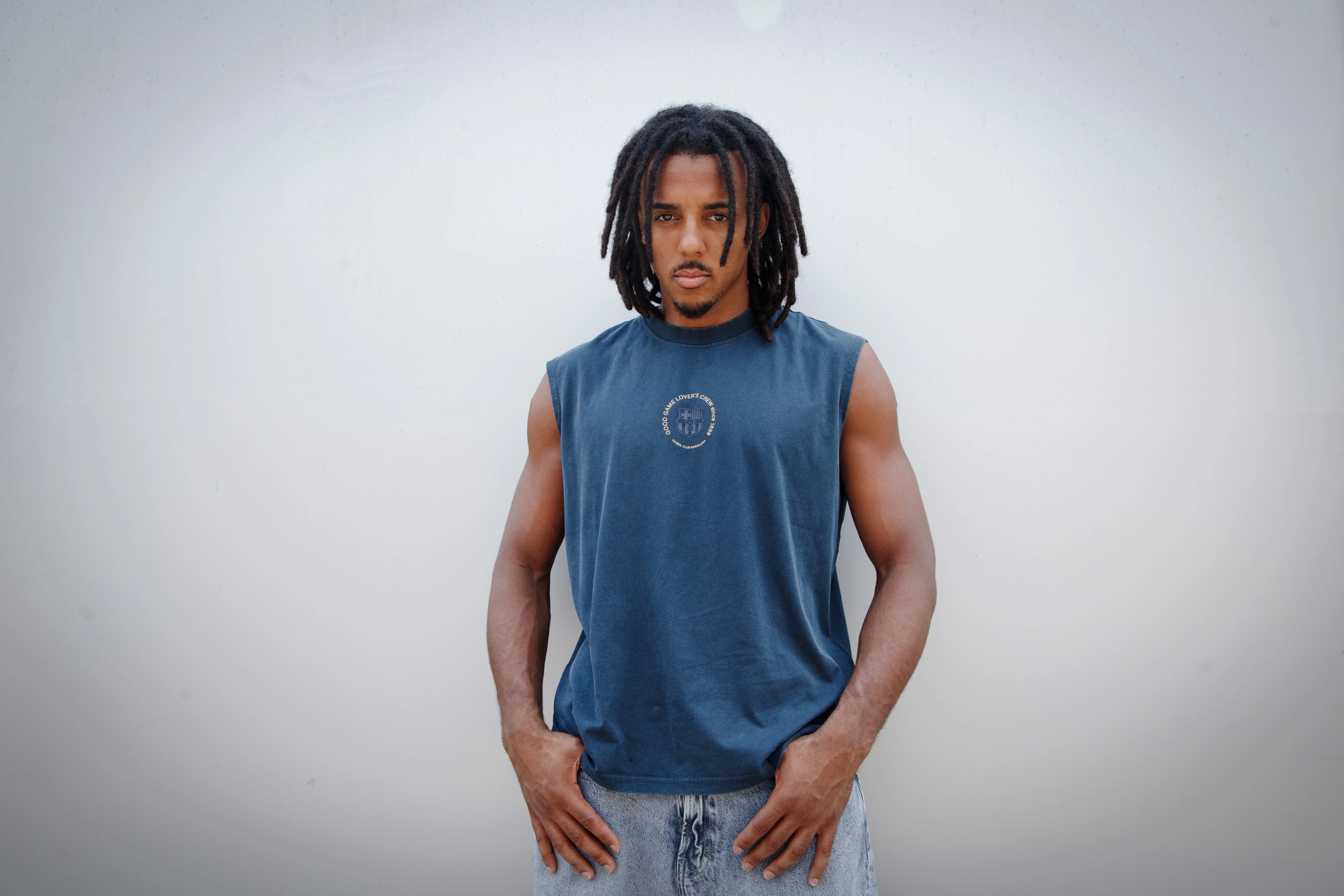 Tank Top Navy Barça Essentials