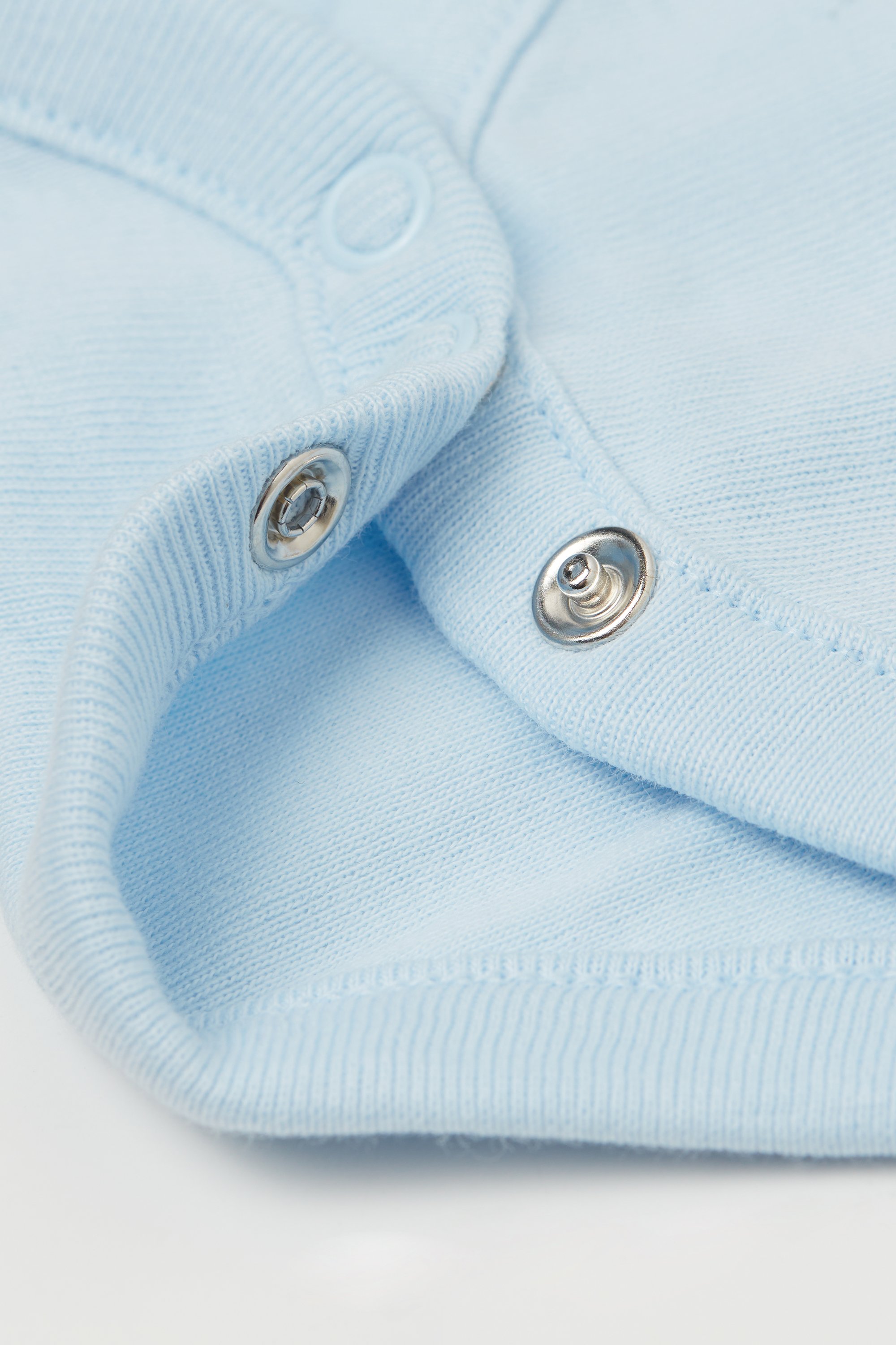 Baby Plain Pure Cotton Bodysuit with Short Sleeves