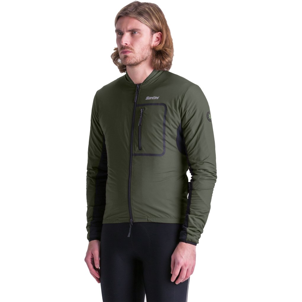 Santini Alpha T Jacket Men 0M50775ALPHATRAI - military green VM