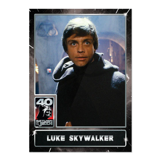2023 Topps Star Wars: Return of the Jedi™ 40th Anniversary Card #1 - Luke Skywalker - Topps UK