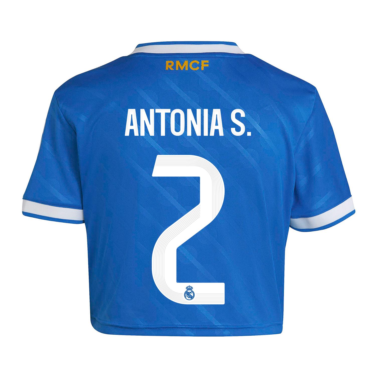 Womens Third Crop Shirt 25/26 Blue