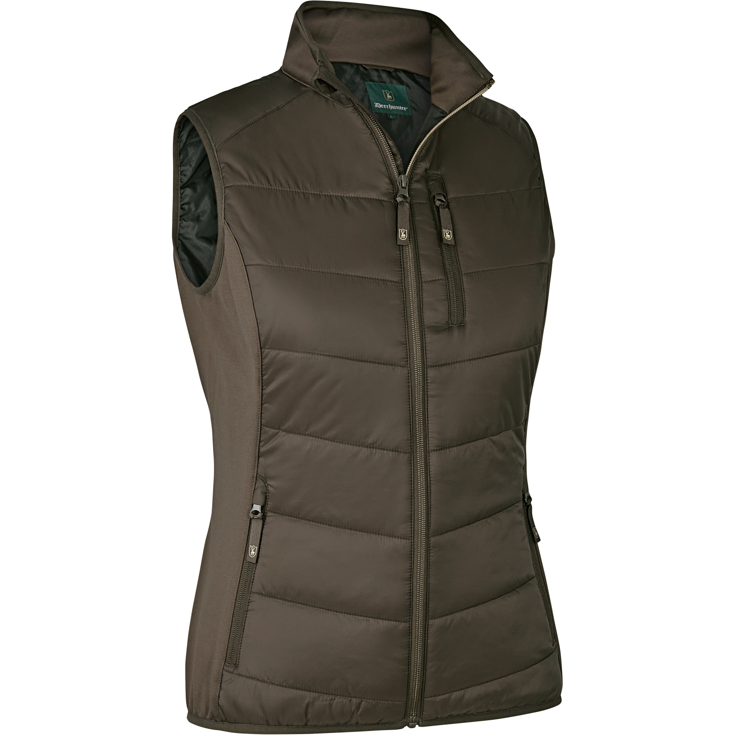Lady Heat Padded Waistcoat For Women (Wood)
