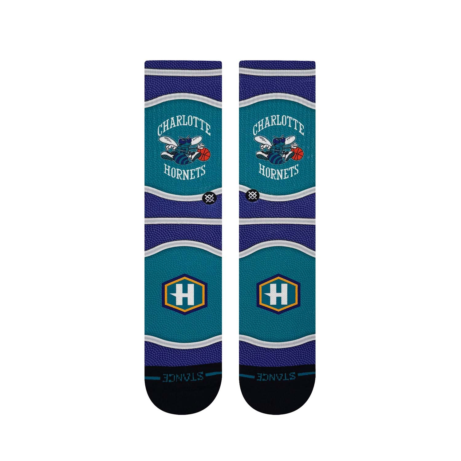 Charlotte Hornets Classic Mini Ball Stance Crew Socks