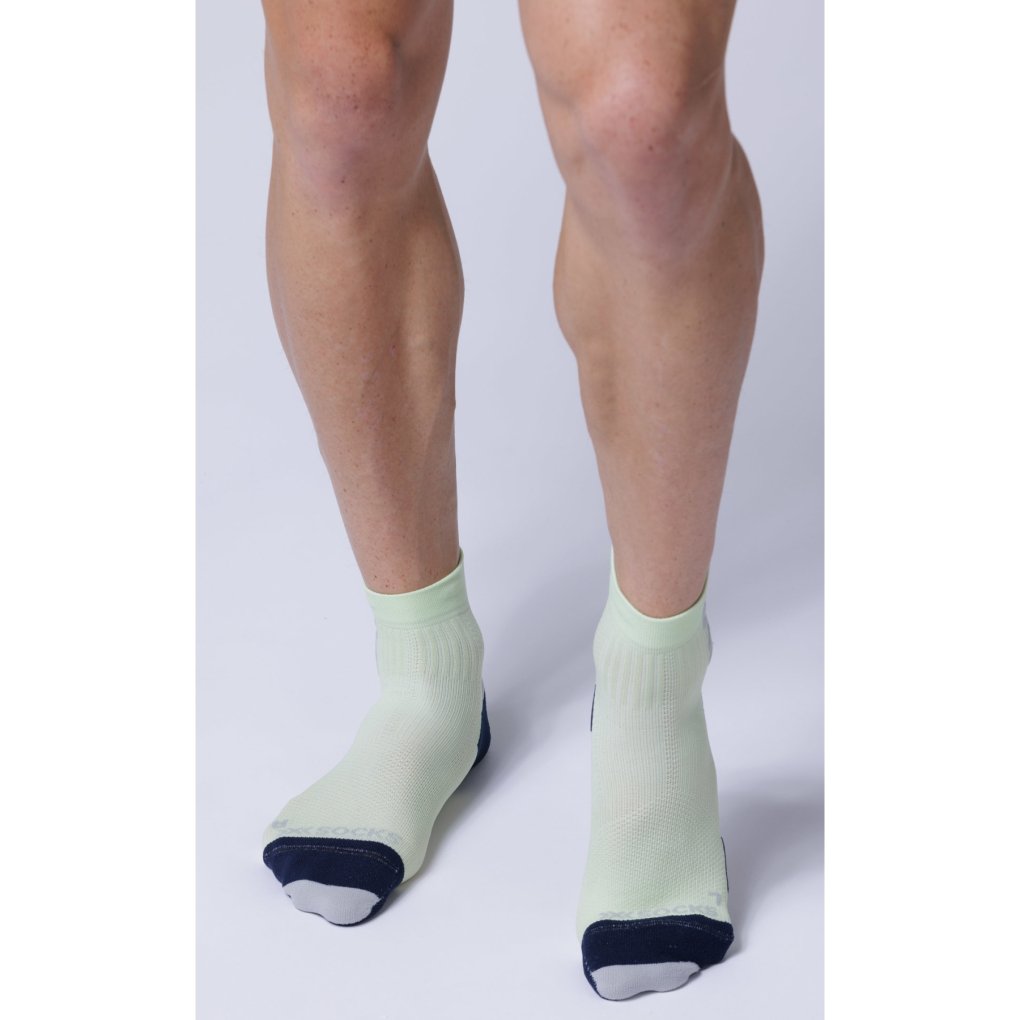 X-Socks Run Discover Ankle Socks Men - neolime/x black