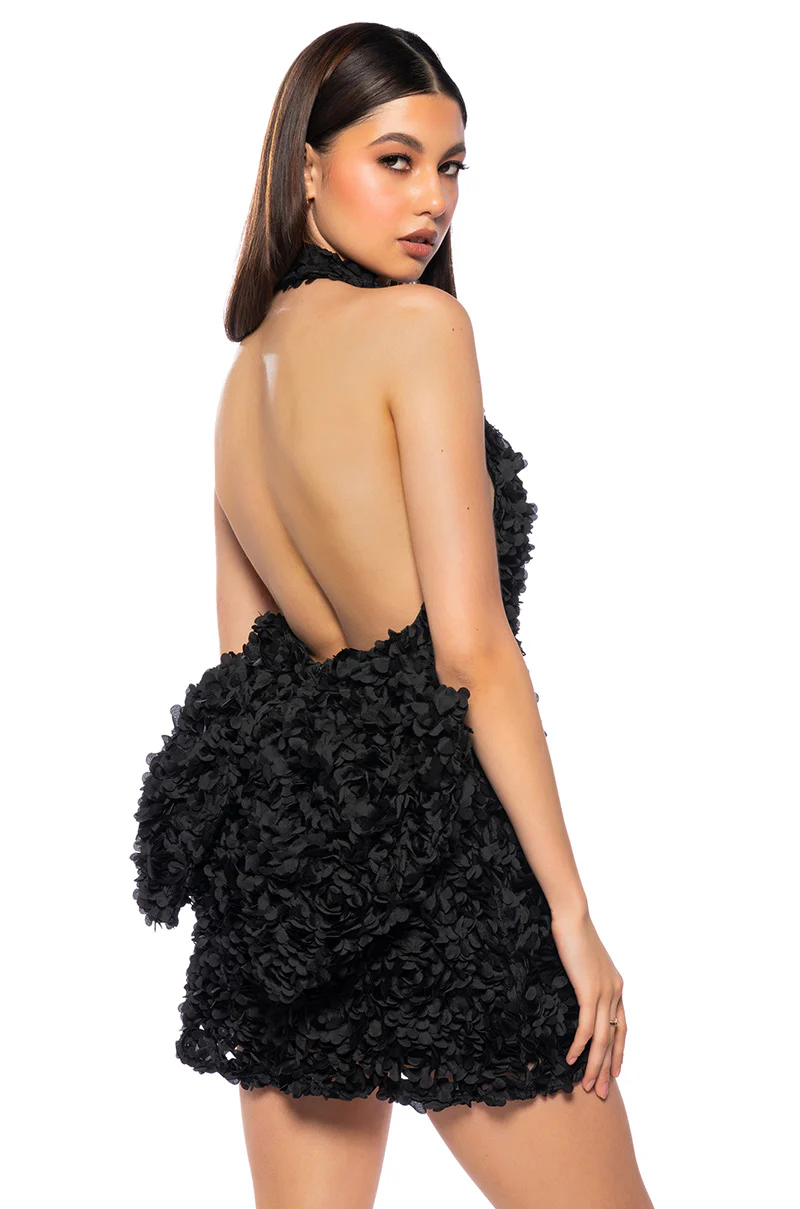 Treat Me Well Textured Mini Dress