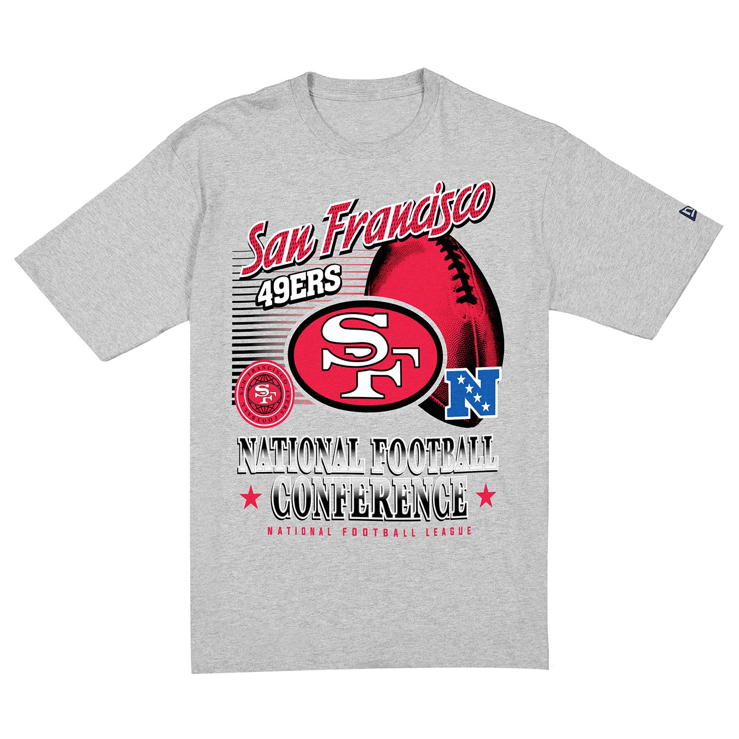 San Francisco 49ers Sport Classics Oversized NFL T-Shirt Gray