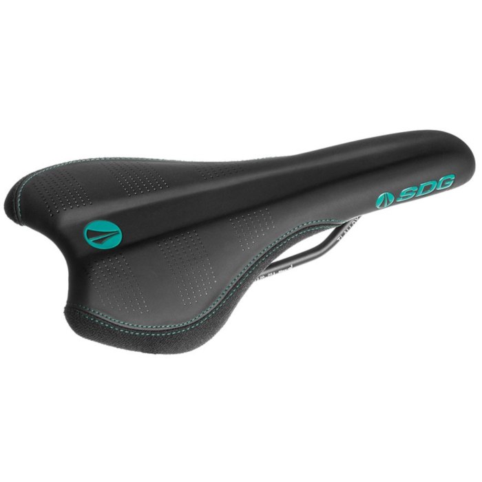 SDG Radar MTN CroMo Saddle - black/turquoise