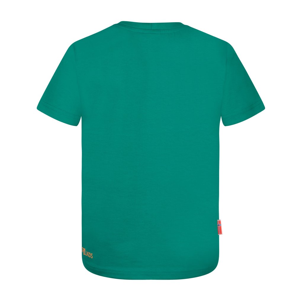 Trollkids Halsafjord T-Shirt Kids - Sea Green