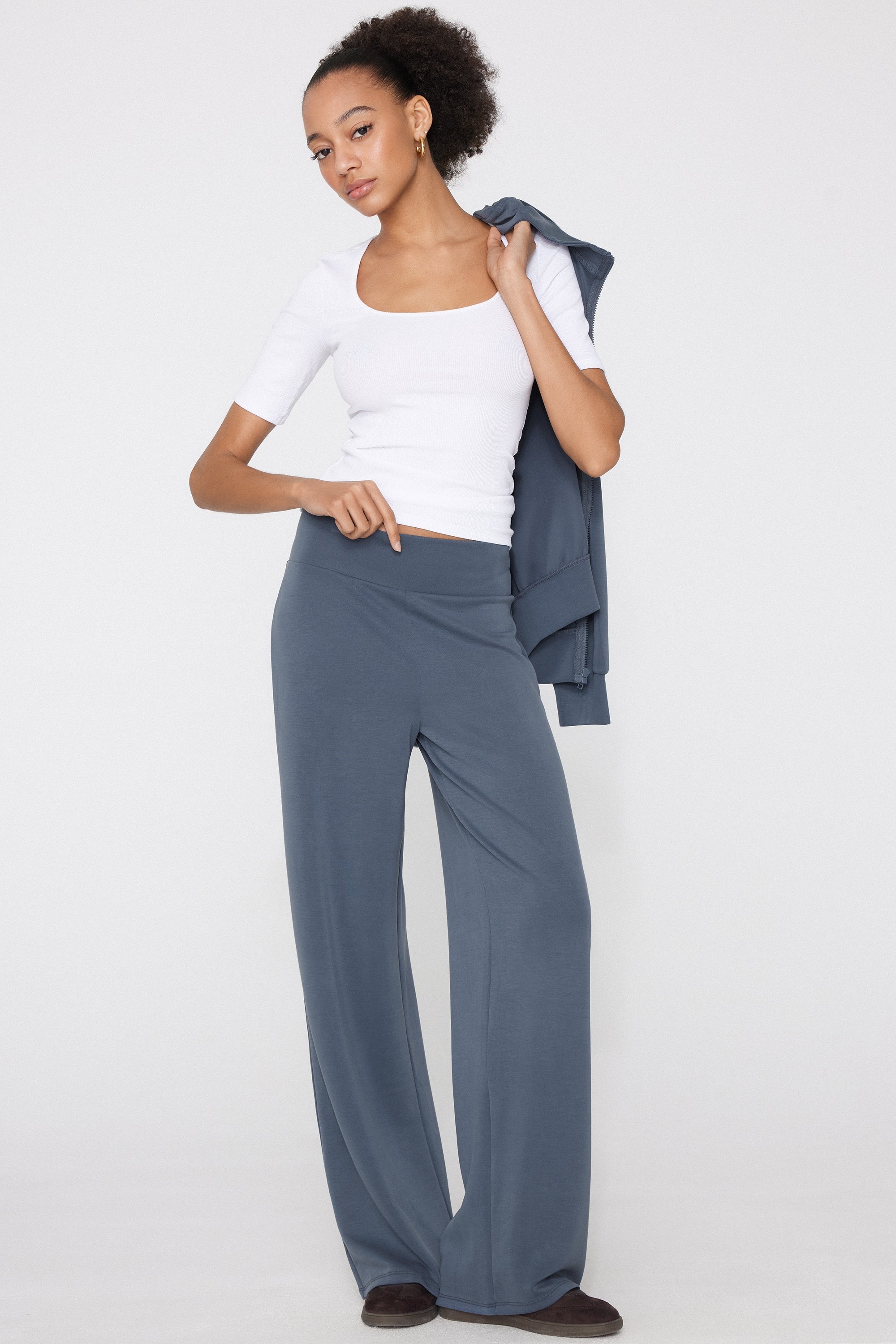 Soft Touch Palazzo Trousers