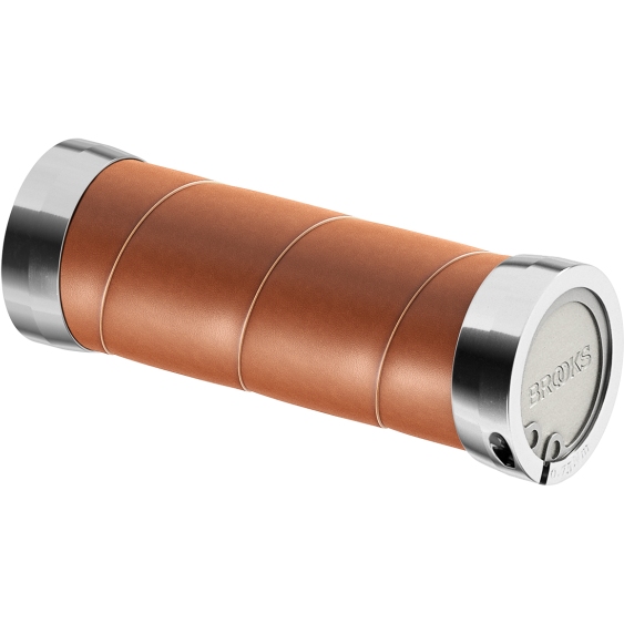Brooks Slender Leather Grips for Twist Shifter - 100/100mm - honey