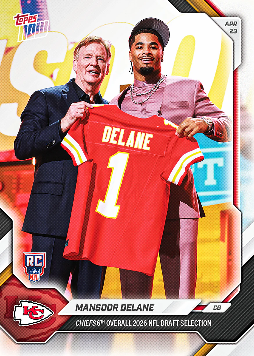 Mansoor Delane - 2026 NFL Topps NOW® - Card MDEL - PR: 2023