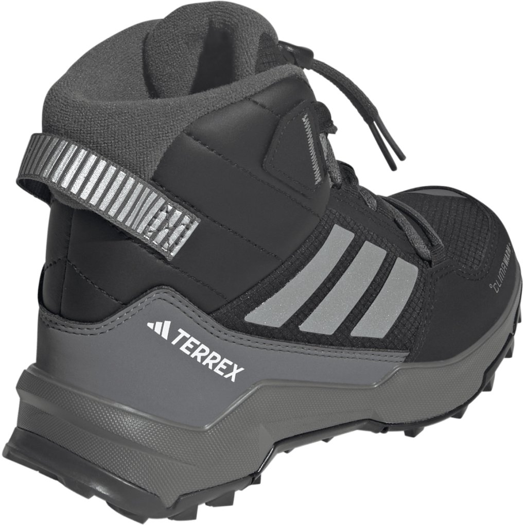 adidas TERREX Ax4r Mid CLIMAWARM+ Hiking Shoes Kids - core black/matte silver/grey six JH5490
