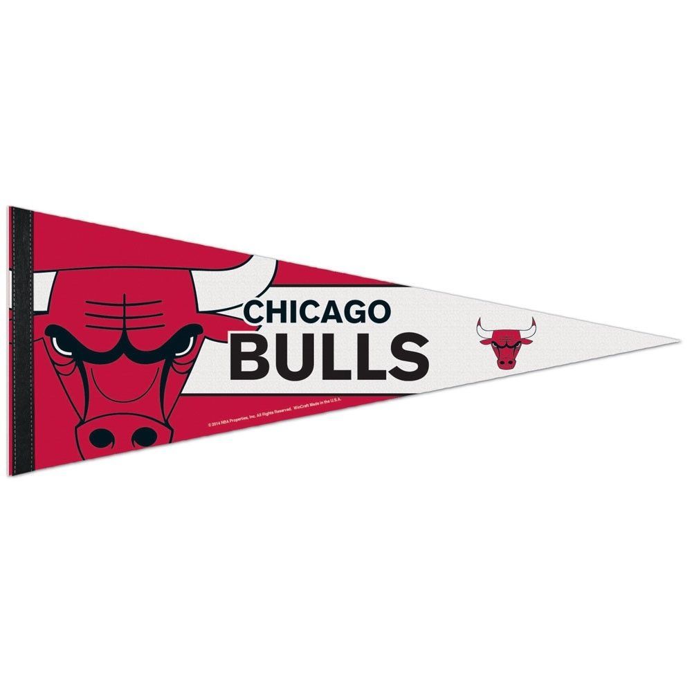 Chicago Bulls Big Logo Premium NBA Pennant