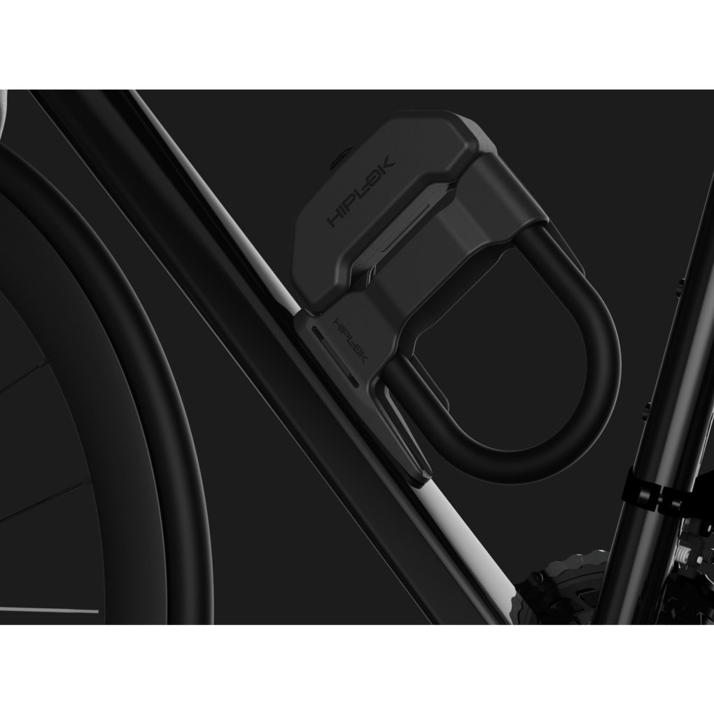 Hiplok DXF 150x85mm U-Lock with Frame Bracket - all black