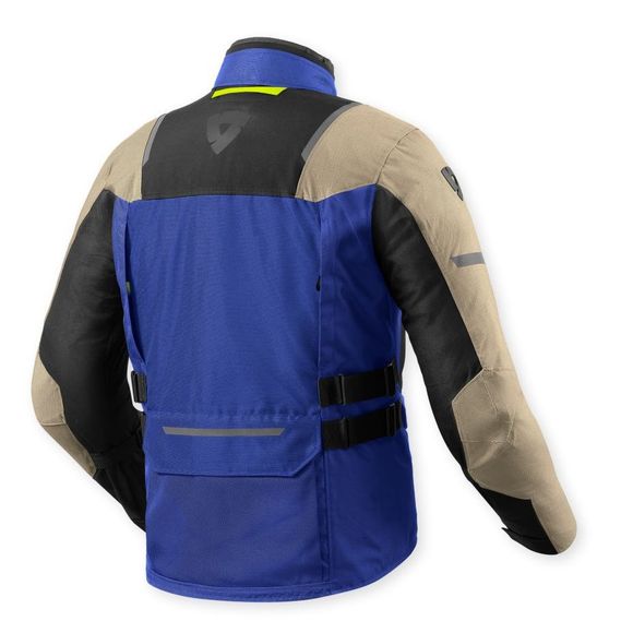 Motorcycle jacket Rev it offtrack 2 H2O - Beige / BlueRef: RI1440