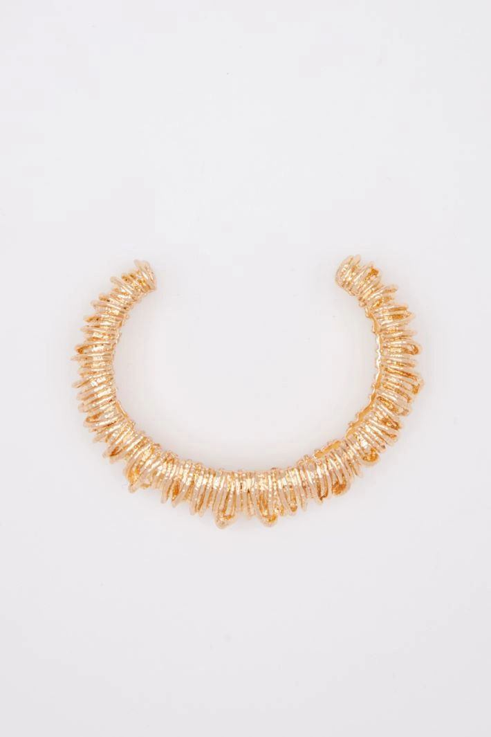 Rigid metal bracelet - GOLD