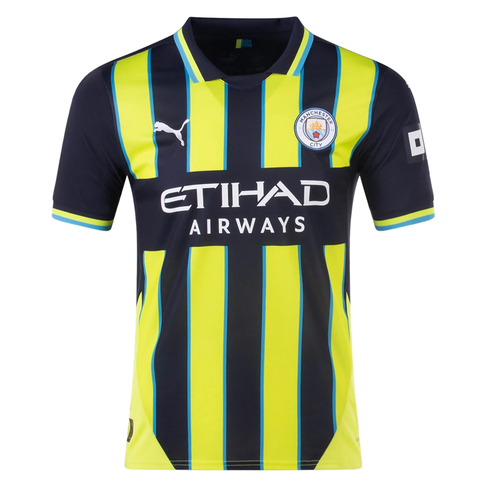 Manchester City Away Jersey 24/25 (New Navy/Yellow Glow)