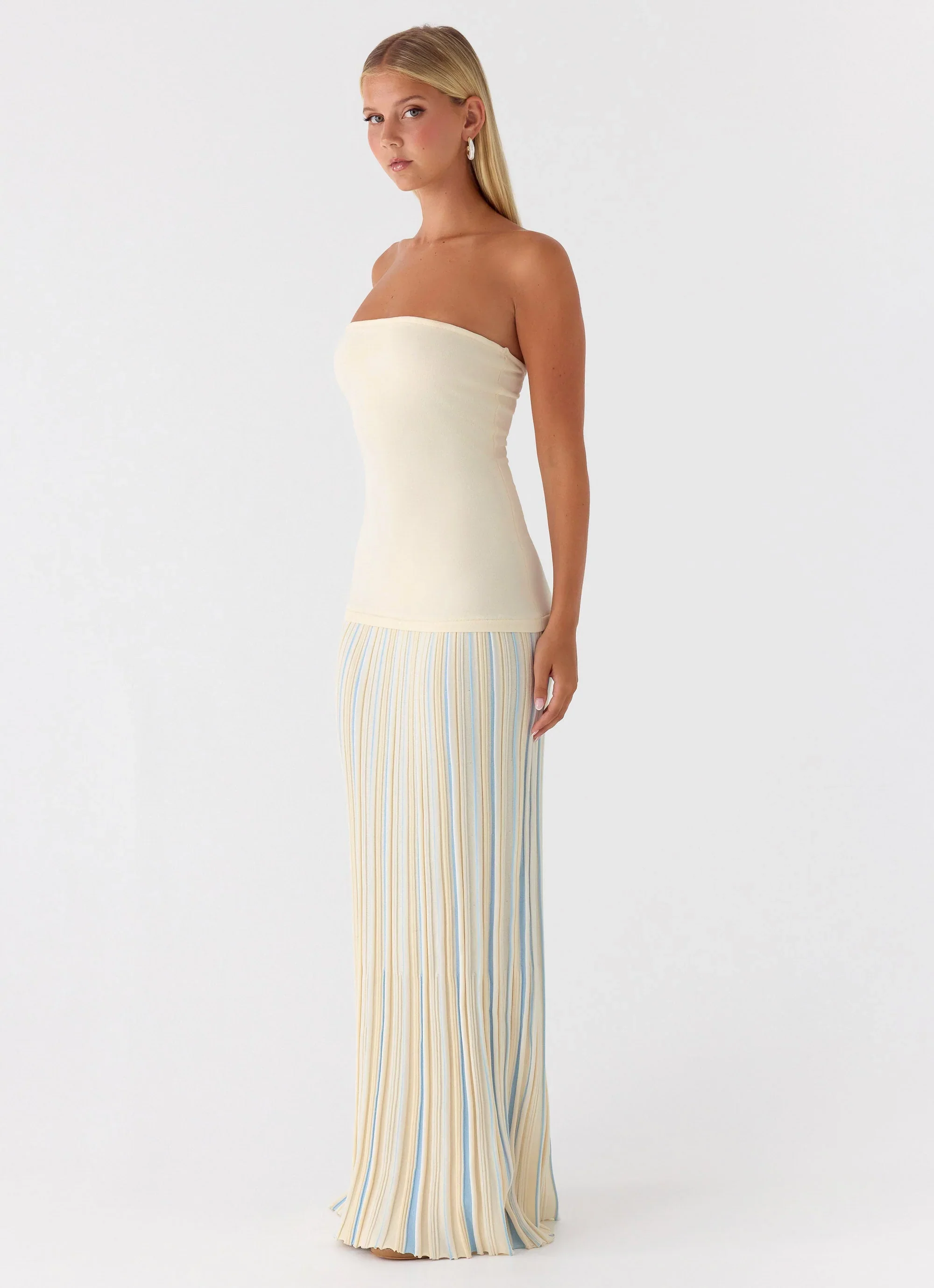Otillie Knit Maxi Dress - Yellow